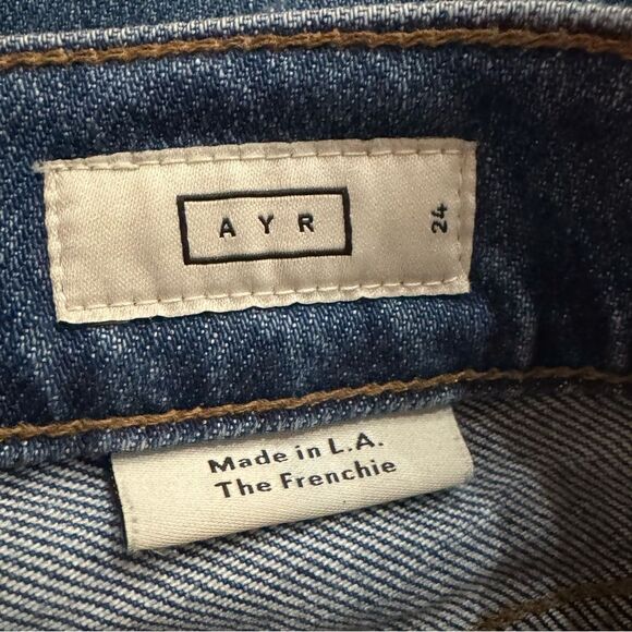 AYR Women's Straight Leg Jeans - Blue - Picture 6 of 7